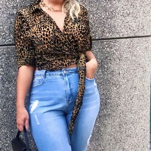 Leopard Blouse 🖤